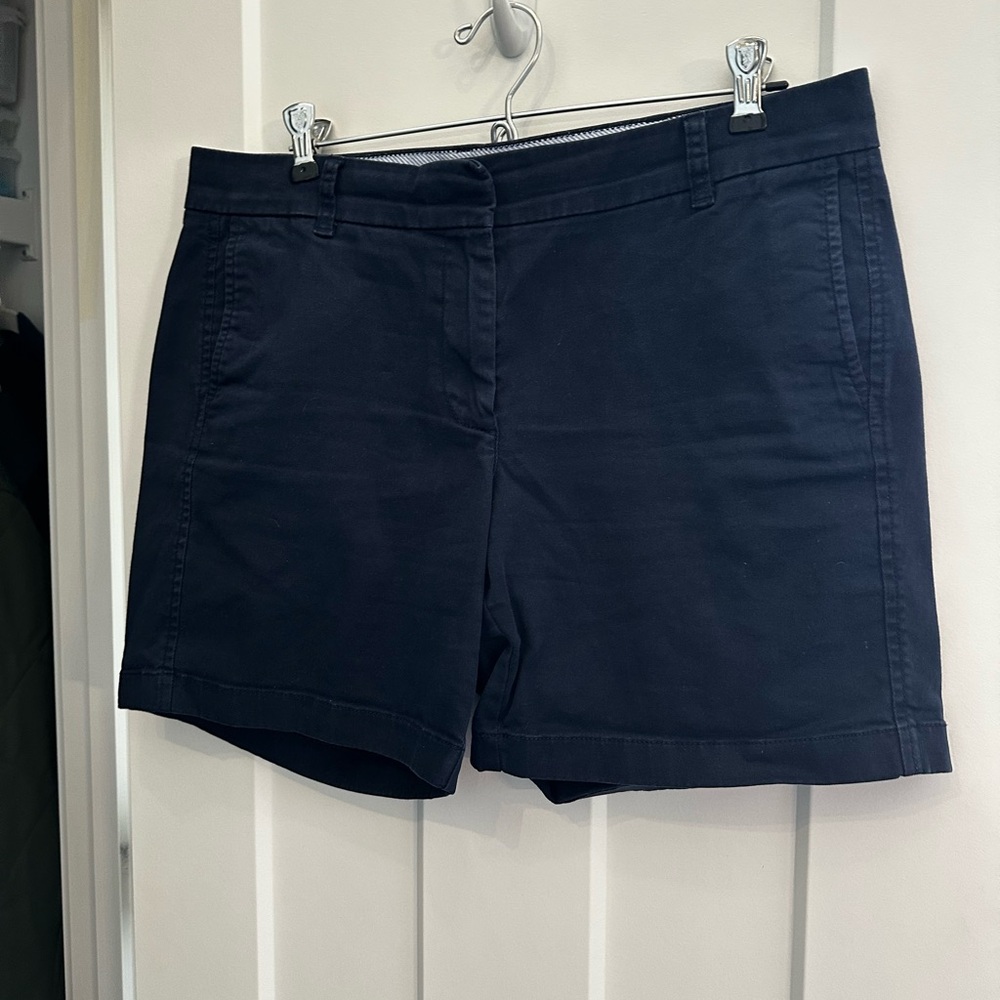 J. Crew Dark Blue Women's Bermudas